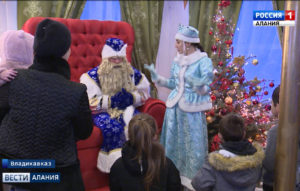 Резиденция Деда Мороза во Владикавказе пользуется популярностью у маленьких жителей республики