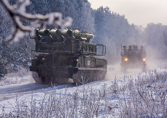 Расчеты ЗРК «Бук» 58-й армии в Северной Осетии приняли участие в учении по противовоздушной обороне