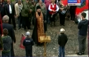 Во Владикавказе на Мемориале Славы провели акцию в память о погибших в Одессе