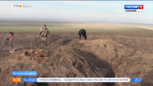 В Моздокском районе поисковики обнаружили останки более 20 красноармейцев