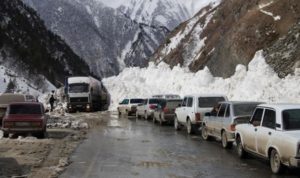 Военно-Грузинская дорога снова полностью закрыта