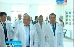 Министр сельского хозяйства России Николай Федоров посетил биотехнологический комплекс «ФАТ-Агро» в Северной Осетии
