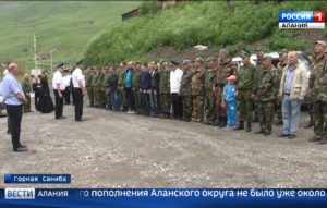 Около 70 человек приняли в ряды Аланского республиканского казачьего округа