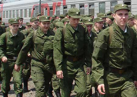 Первые команды призывников из республик Северного Кавказа отправляются в войска