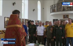 В станице Архонской прошел молебен в память о царской семье