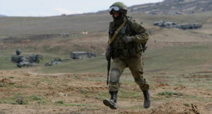 В Северной Осетии мотострелки преодолели «психологическую полосу»