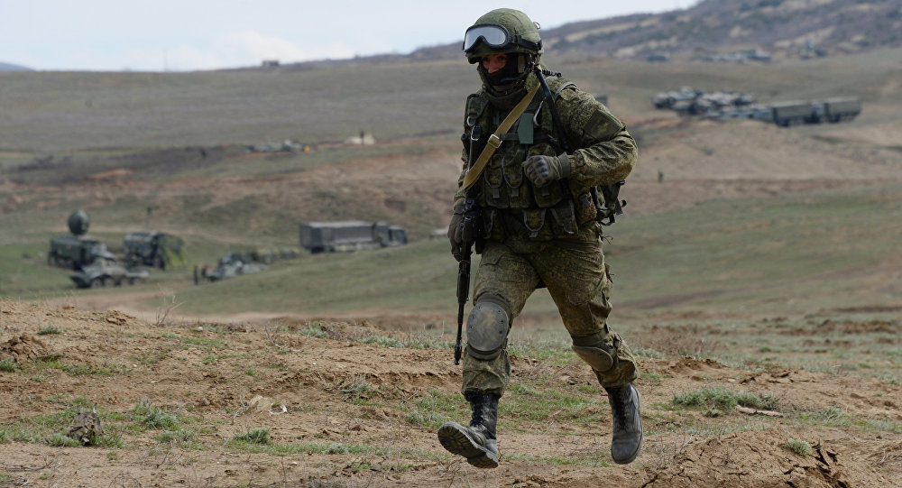 В Северной Осетии мотострелки преодолели «психологическую полосу»