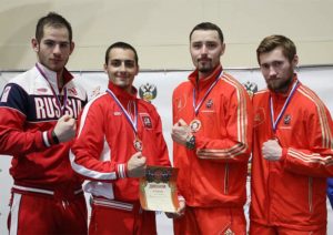 Алан Фардзинов в составе сборной Москвы стал чемпионом России по фехтованию