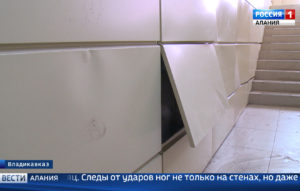 Недавно отремонтированный подземный переход на пересечении улиц Московская и Гугкаева пострадал от рук вандалов