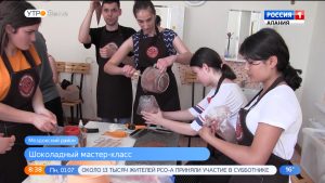 Шоколатье Марина Тавасиева провела мастер-класс для воспитанников Моздокского детдома