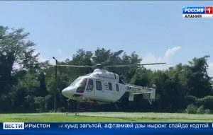 Цæгат Ирыстоны фыццаг хатт фæзынд санитарон авиацийы вертолет