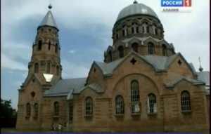 В восстановленном храме станицы Новоосетинской в Северной Осетии прошла архиерейская служба