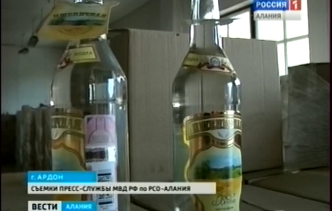 В Северной Осетии задержана крупная партия алкоголя с поддельными марками акцизного сбора