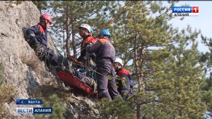 В горах Северной Осетии прошли учения спасателей