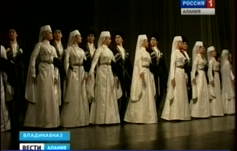 Во Владикавказе прошел совместный концерт ансамблей песни и танца из Чеченской республики и Северной Осетии