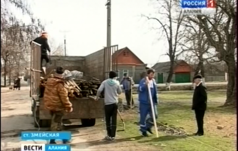 В станице Змейской прошла акция, приуроченная к 68-ой годовщине Дня Победы