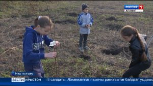 Нартыхъæуы скъолайы ахуырдзаутæ æмæ ахуыргнæджытæ архайдтой Æппæтуæрæсеон патриотон акцийы «Уæлахизы цæхæрадон»-ы