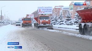 Настоящая зима пришла: как Владикавказ справлялся с первым сильным снегопадом