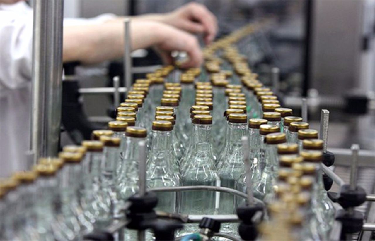 В СКФО в 1,5 раза снизилось производство водки, в Северной Осетии — в 5 раз