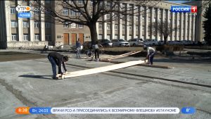 Во Владикавказе  продолжается реконструкция проспекта Мира