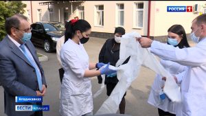 Московская осетинская община передала средства защиты для врачей республики