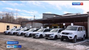 13 новых санитарных автомобилей получили медучреждения Северной Осетии