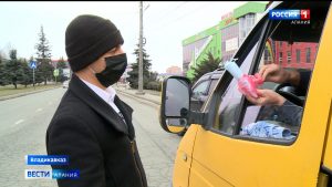 В Северной Осетии продолжаются рейды по соблюдению масочного режима в общественном транспорте