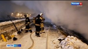 В Центральном парке Владикавказа произошел пожар