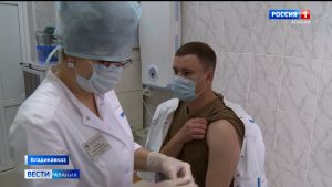 Более полутора тысяч военнослужащих в Северной Осетии сделали прививку от коронавируса