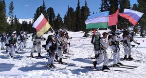 Военные из Южной Осетии вышли на «Саянский марш» в рамках «АрМИ-2021»