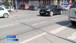 Во Владикавказе выявили недостатки на пешеходных переходах вблизи образовательных учреждений