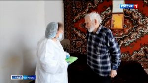 Ветераны Великой Отечественной войны Алагирского района сделали прививку от коронавируса