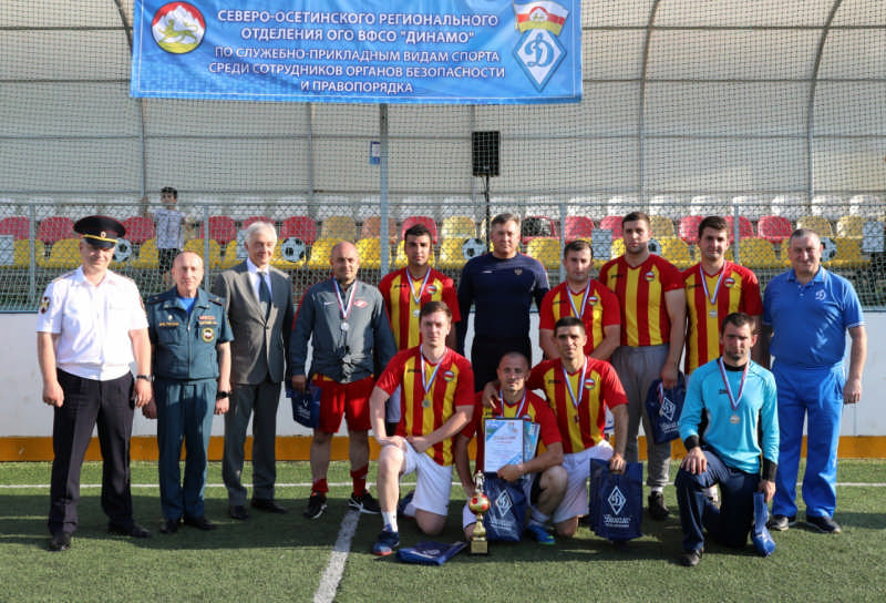 В Северной Осетии прошел турнир по футболу среди сотрудников правоохранительных органов и силовых структур
