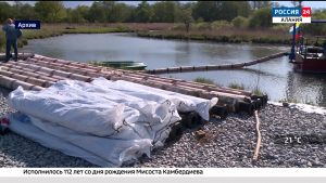 На озере Бекан вычистили более 300 кубометров донных отложений