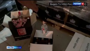 Более 5 тыс. бутылок контрафактного алкоголя изъяли в Северной Осетии