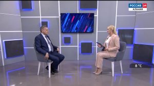 Рифат Сабитов посетил ГТРК «Алания»