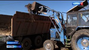 Субботник во Владикавказе: регоператор «Эра» вывез около ста тонн мусора