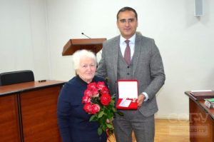 Зинаида Тедтоева удостоена медали «Во Славу Осетии»