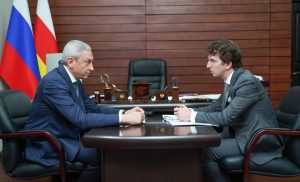 Борис Джанаев и вице-президент РЭЦ Никита Гусаков обсудили развитие экспорта в республике