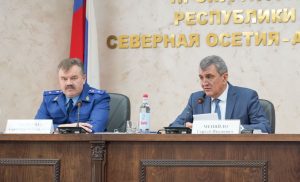 Сергей Меняйло принял участие в заседании коллегии прокуратуры Северной Осетии