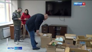 В Северной Осетии работают пункты сбора гуманитарной помощи людям, эвакуированным из ДНР и ЛНР