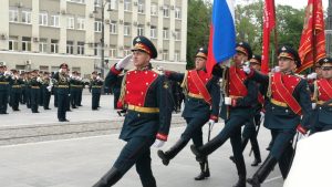 Во Владикавказе начался военный парад в честь 77-летия Победы в Великой Отечественной войне