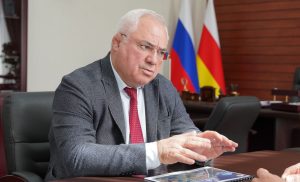 Борис Джанаев провел рабочую встречу с председателем Московской осетинской общины Аланом Абаевым