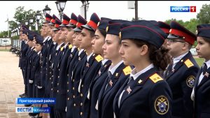Пятьдесят школьников в Северной Осетии посвятили в кадеты СК РФ