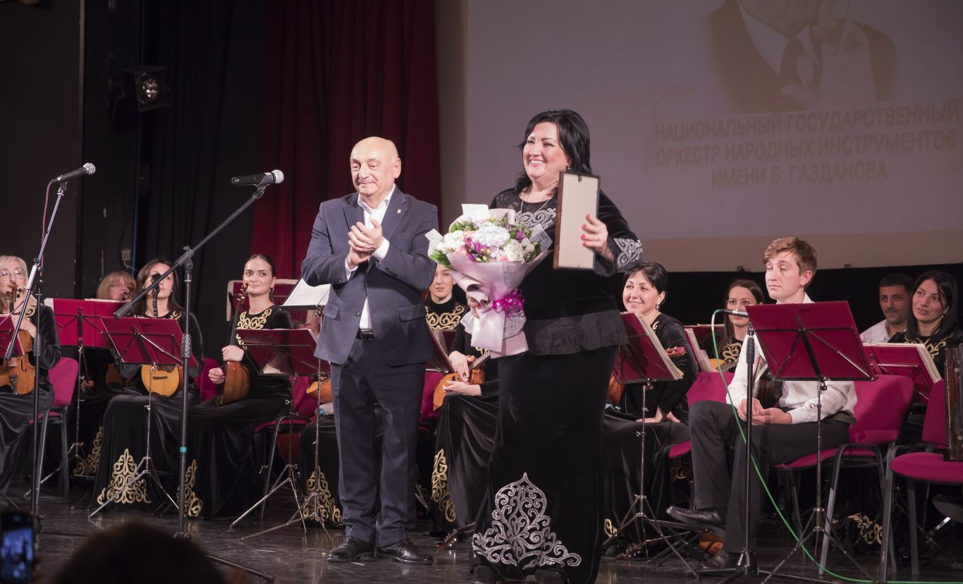 Большой концерт Национального оркестра народных инструментов имени Булата Газданова прошел в Москве