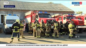 Североосетинские спасатели провели очередные пожарно-тактические учения в доме-интернате «Забота»