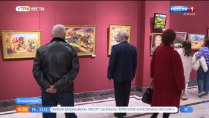 Юбилейная выставка Мурата Джикаева открылась в Художественном музее имени Туганова