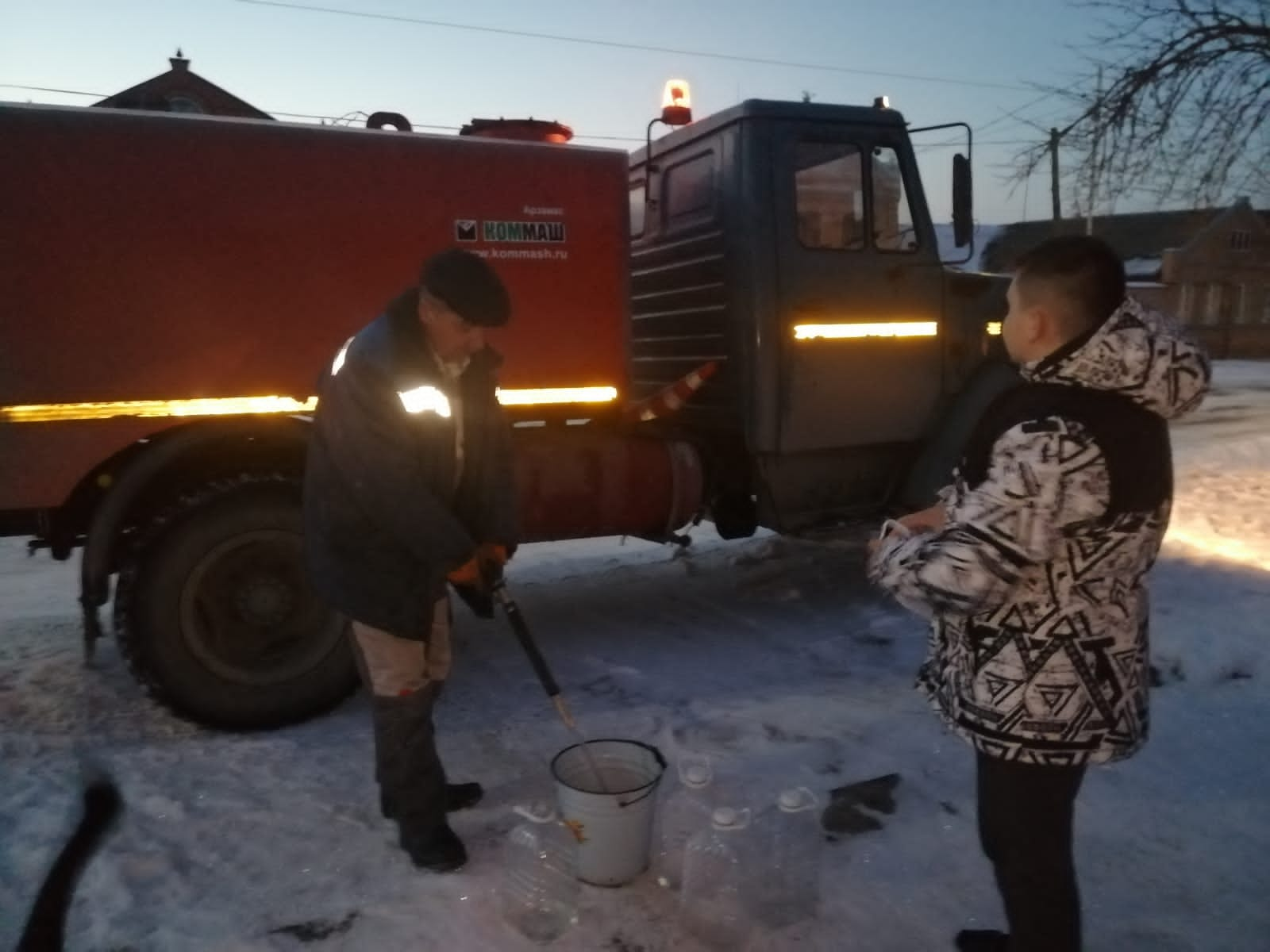 Часть улиц Алагира осталась без воды из-за замерзшей магистральной трубы