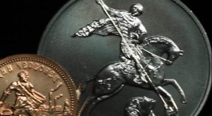 Банк России выпускает в обращение инвестиционную серебряную монету “Георгий Победоносец”