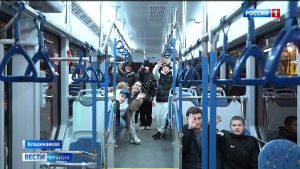Новые трамваи вышли на маршруты Владикавказа